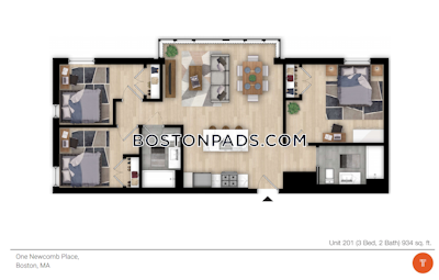South End 3 Bed 2 Bath BOSTON Boston - $5,350 No Fee