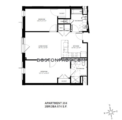 Allston 2 Beds 2 Baths Boston - $5,050 No Fee