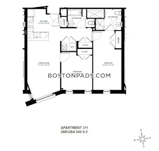 Allston 2 Bed 2 Bath BOSTON Boston - $5,000 No Fee