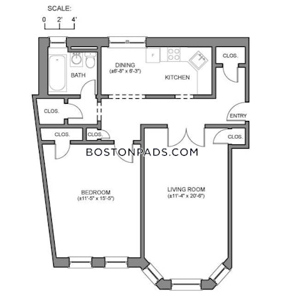 Fenway/kenmore Apartment for rent 1 Bedroom 1 Bath Boston - $3,600 No Fee