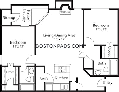 Quincy 2 Beds 2 Baths  South Quincy - $2,725